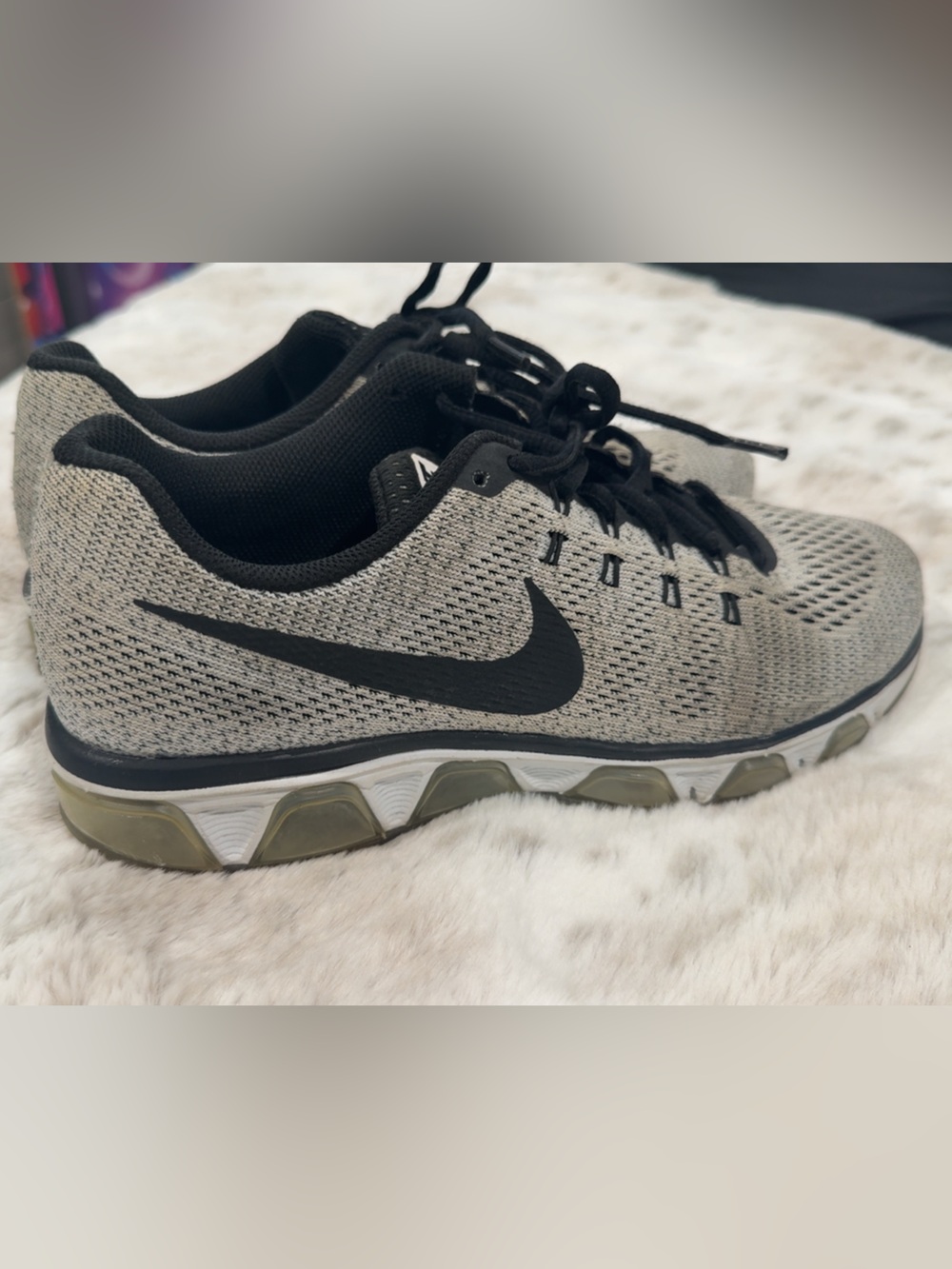 Nike Black and Light Gray Running Shoes (Women’s 9)